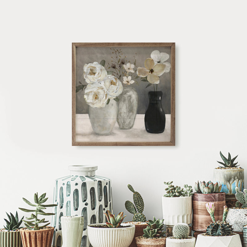 12x12 Contrasting Focus II Framed Wall Decor