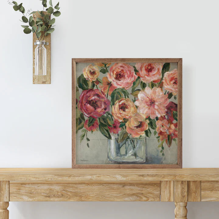 24X24 Painterly Bouquet By Carol Robinson Wall Art