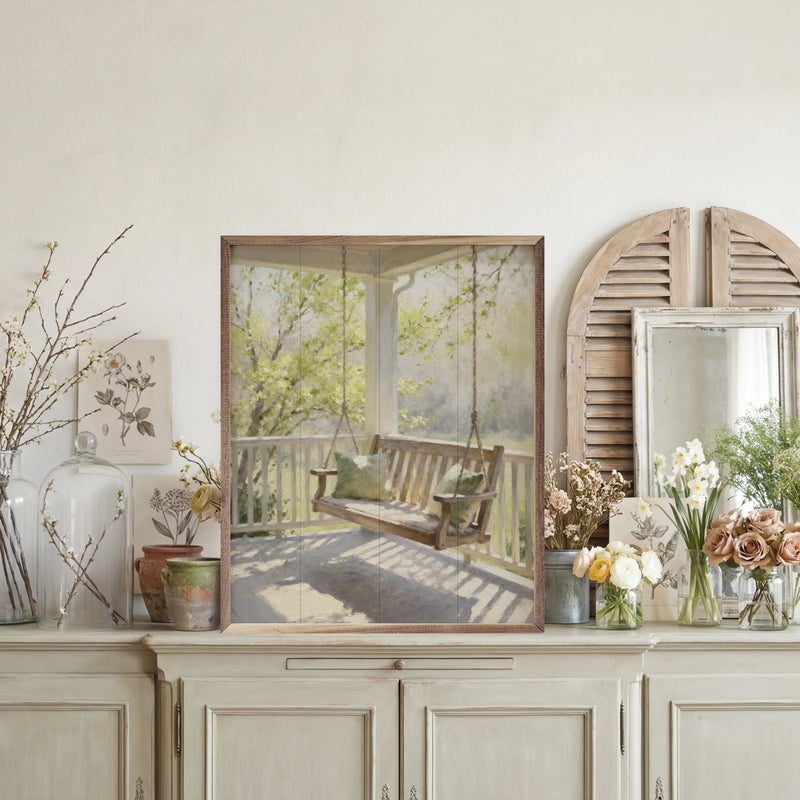 16x20 Just A Swinging Framed Wall Decor