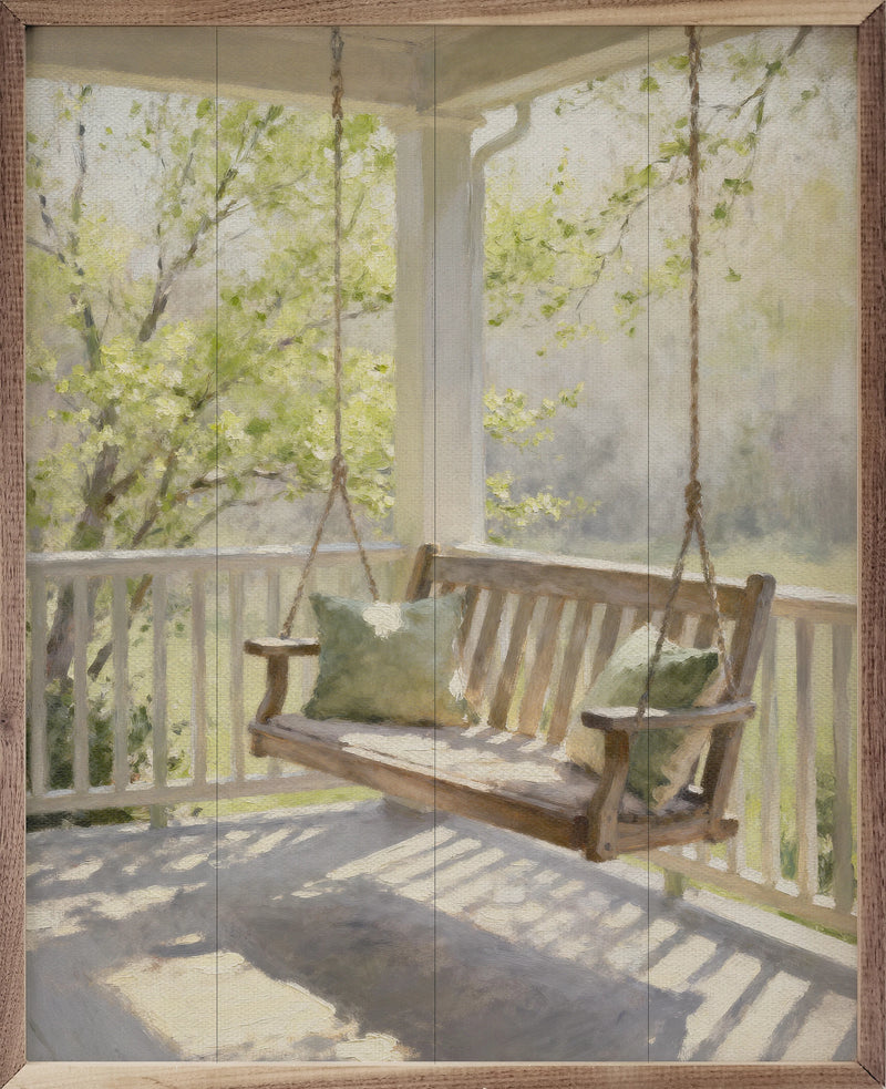 24x30 Just A Swinging Framed Wall Decor