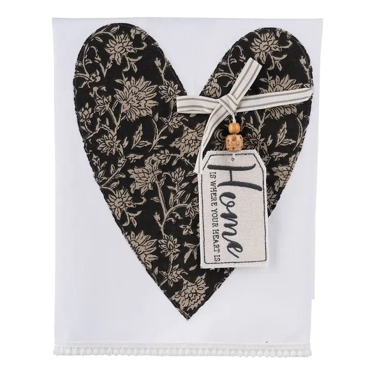 Home Is Where Your Heart Is Tea Towel