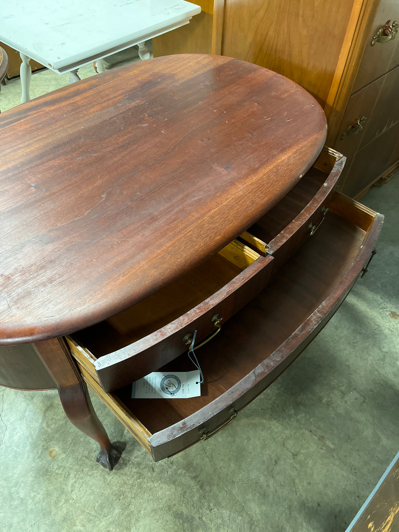 Oval Desk Beautifully Old