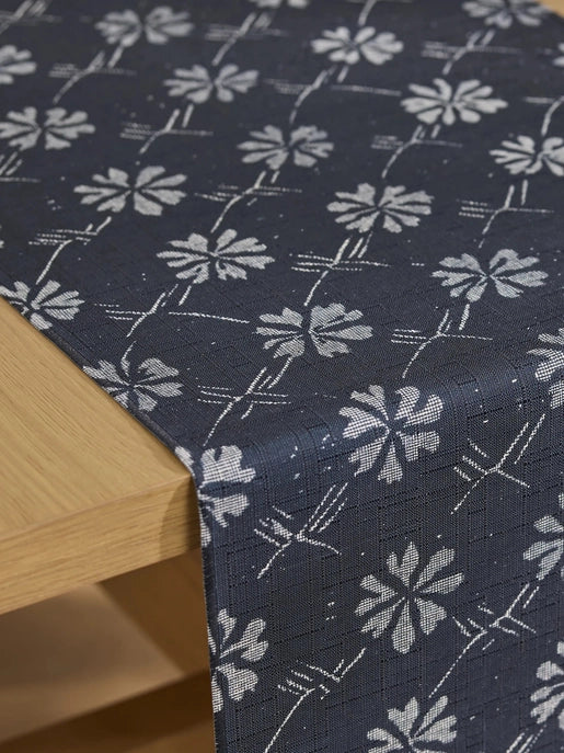 Geometry Table Runner - Bonnie Indigo