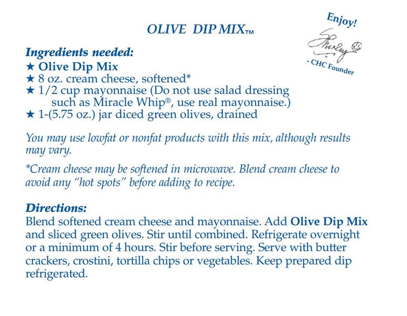 Olive Dip Mix