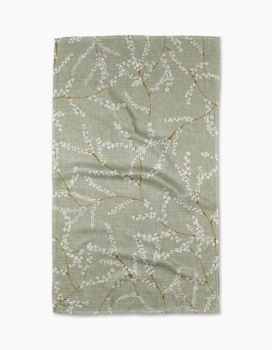 Geometry Tea Towel - Quiet Flowers