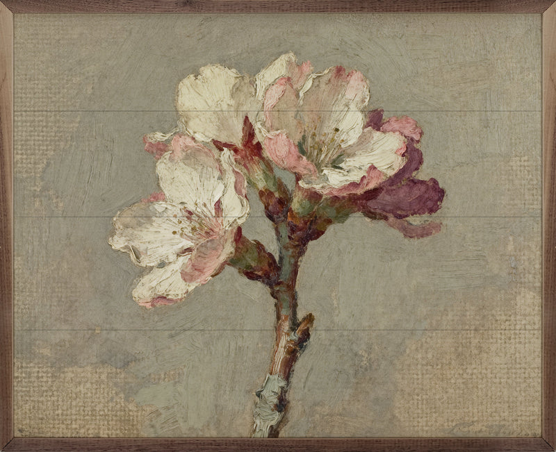 10x8 Simple Flower Stem Framed Wall Decor