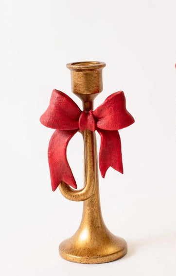 Holiday Bugle Candle Holder