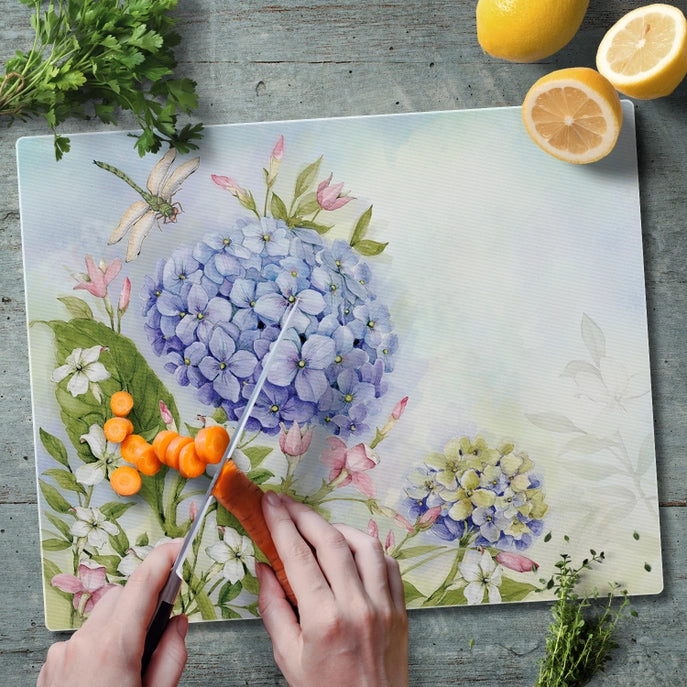 Nature's Grace 15x12 Tempered Glass Cutting Board