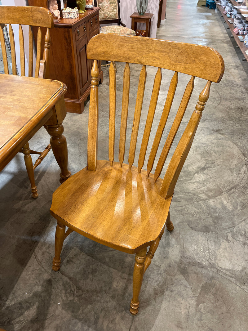 Dining Table Set w 6 chairs / 1 leaf