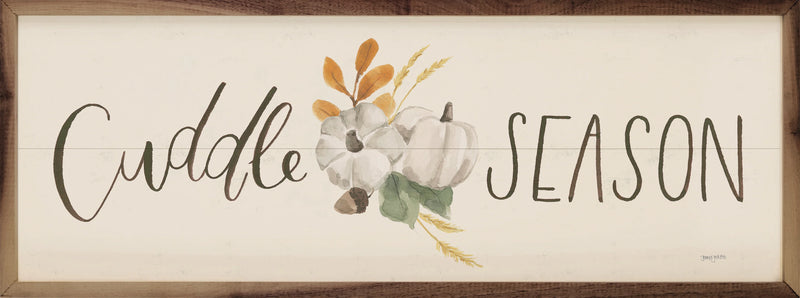 12x4 Cuddle Season Framed Sign