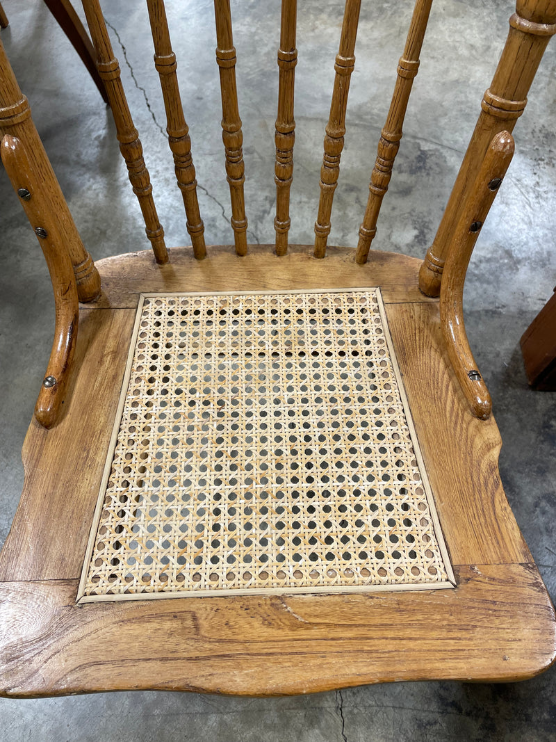 Ornate Cane Bottom Chair