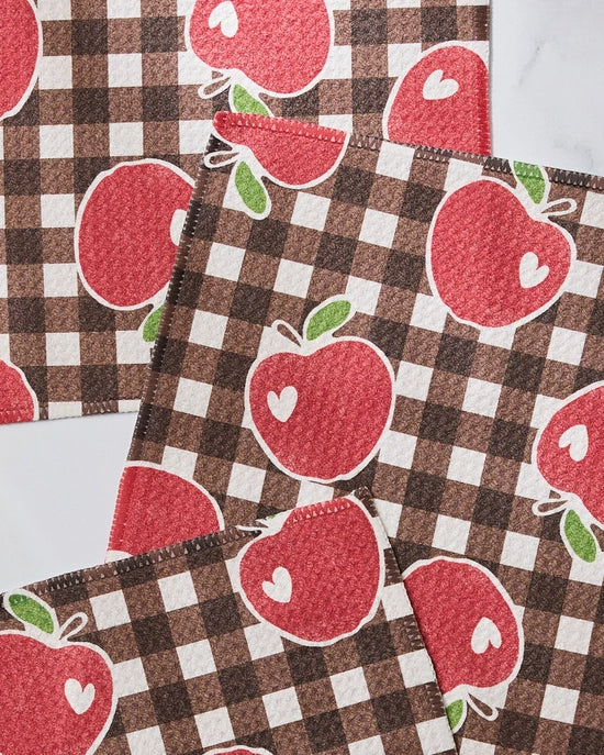 Geometry Dishcloth Set - Apple Picking Afternoon