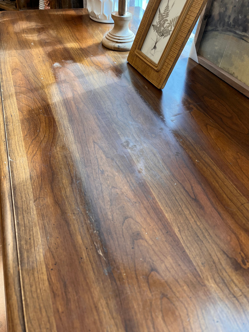 Vintage Half Table w/ Drop Leaf