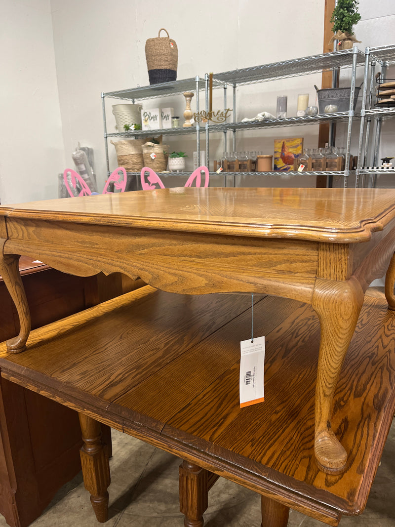 Square Oak Coffee Table