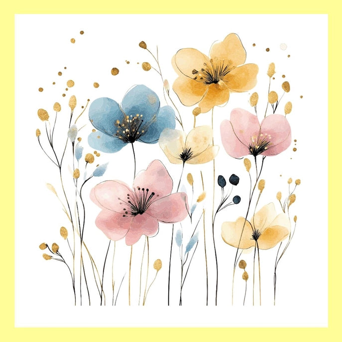 Spring Blossoms Square Pillow Swap