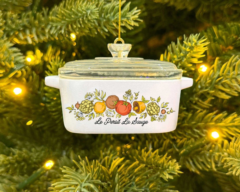 Corning Ware Inspired Mini Spice of Life Ornament