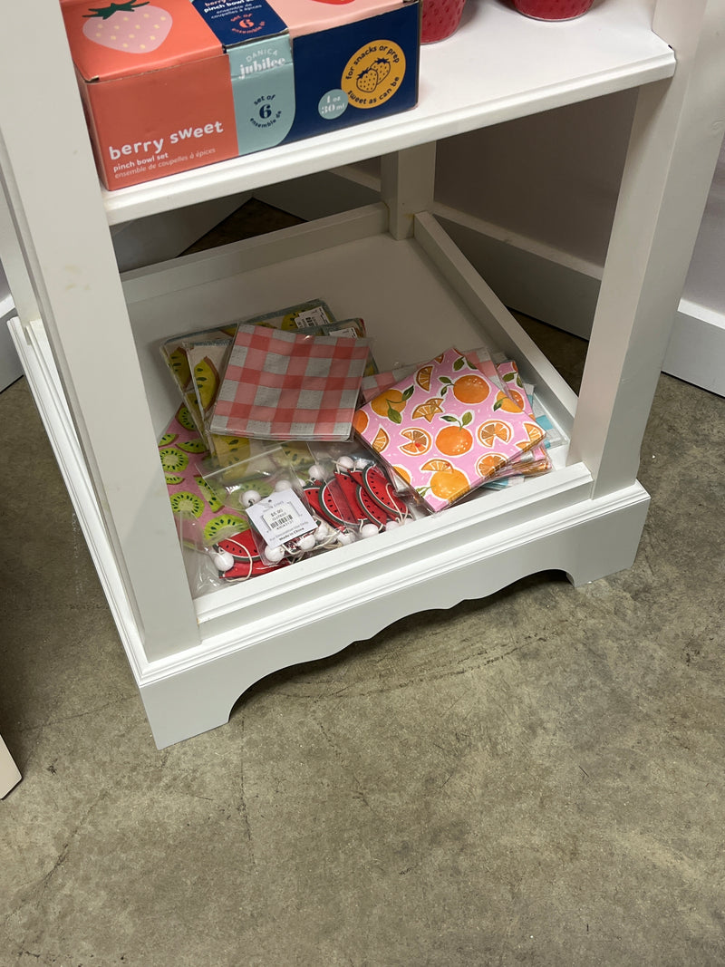 Tall White Shelving