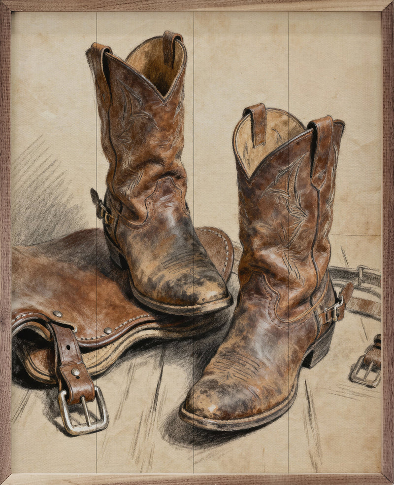 16x20 Worn and True Framed Wall Decor