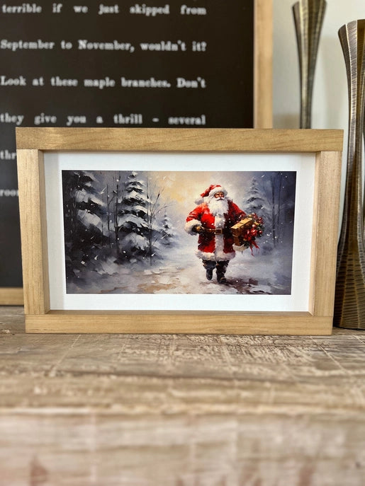 Vintage Santa 4 Wall Decor