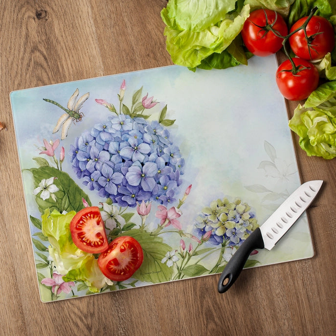 Nature's Grace 15x12 Tempered Glass Cutting Board