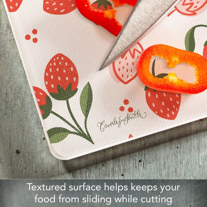 Tooty Fruity 15x12 Tempered Glass Cutting Board