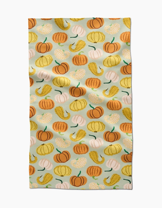 Geometry Tea Towel - Pumpkins & Gourds