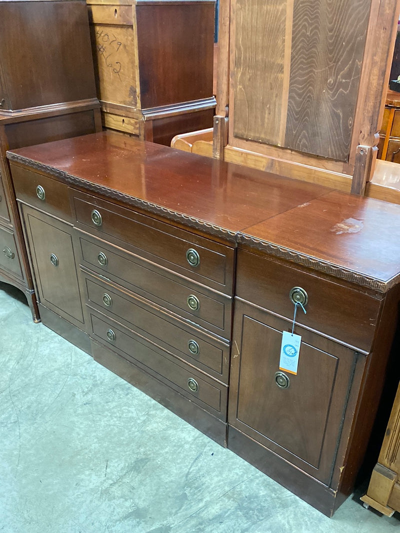 Antique Buffet - Drawers/ORing Handles