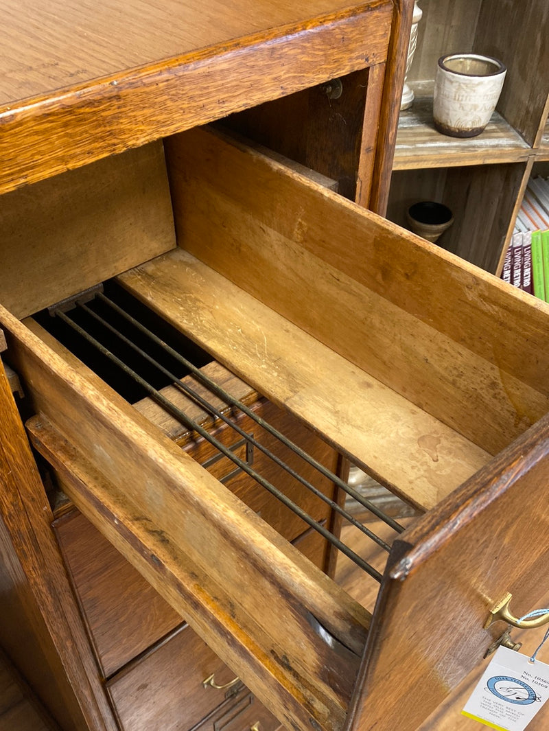 Antique File Drawer Cabinet