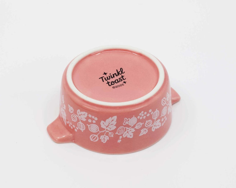 Pyrex Inspired Gooseberry Ceramic Trinket Box