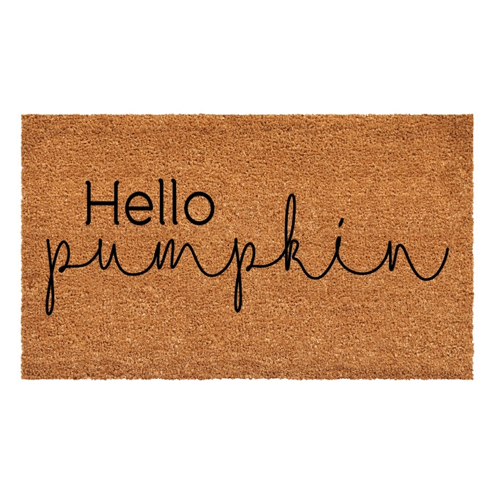 Hellow Pumpkin Doormat
