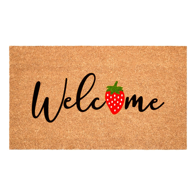 Strawberry Welcome Doormat