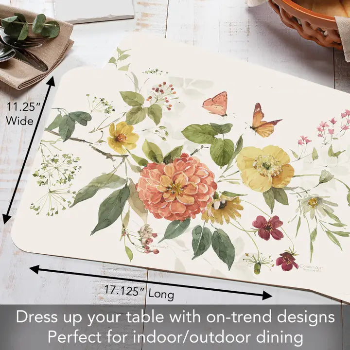 Blessed by Nature Reversible Plastic Placemat