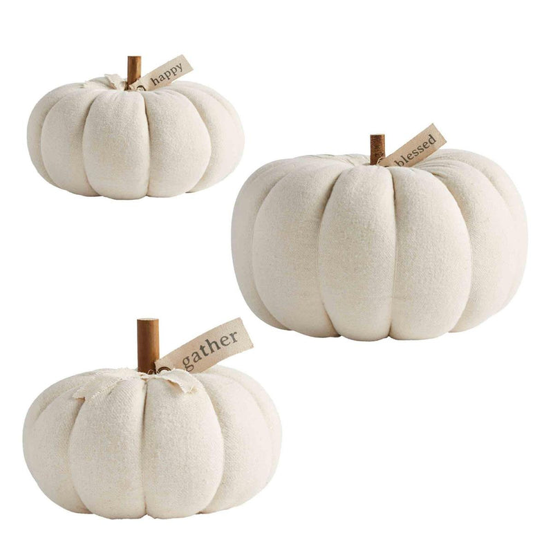 CREAM PUMPKIN SITTERS