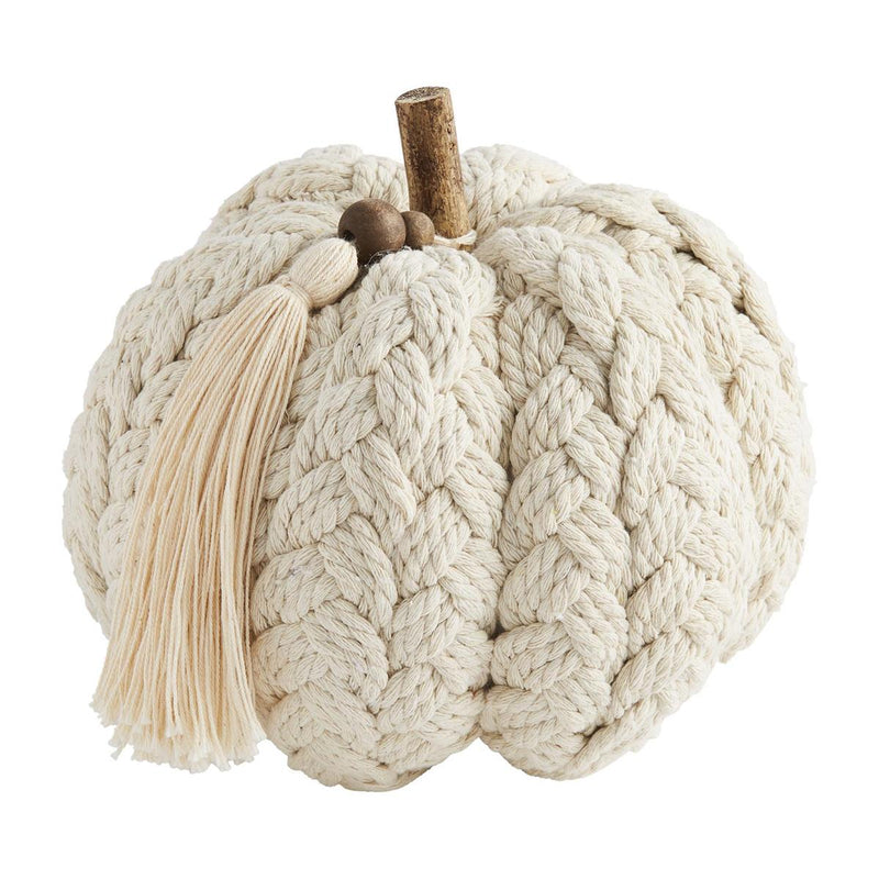 BRAIDED ROPE PUMPKINS