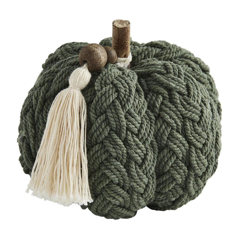 BRAIDED ROPE PUMPKINS