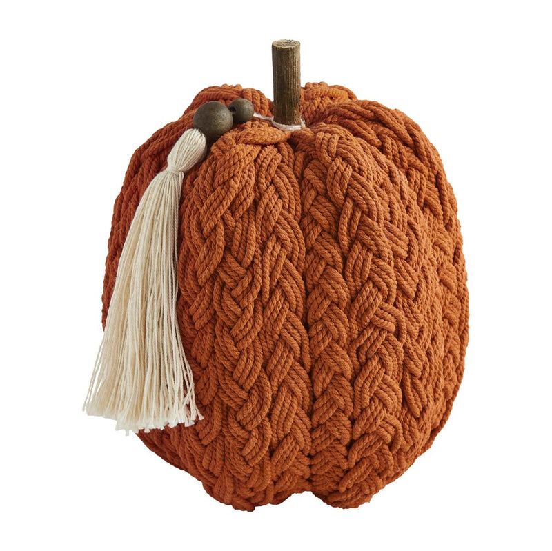 BRAIDED ROPE PUMPKINS