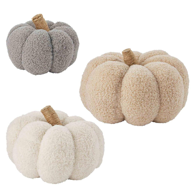 NEUTRAL SHEARLING PUMPKINS