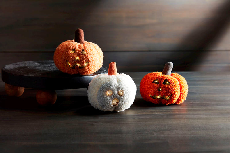 Mini Shearling Pumpkin