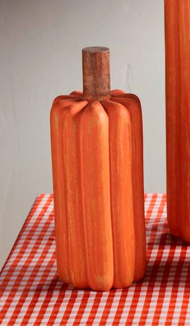 Wooden Pumpkin Sitter