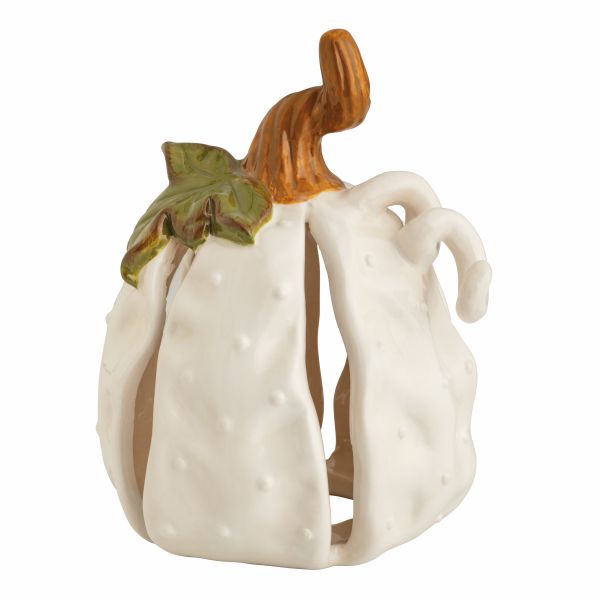 Textured Stoneware Pumpkin