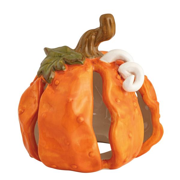 Textured Stoneware Pumpkin