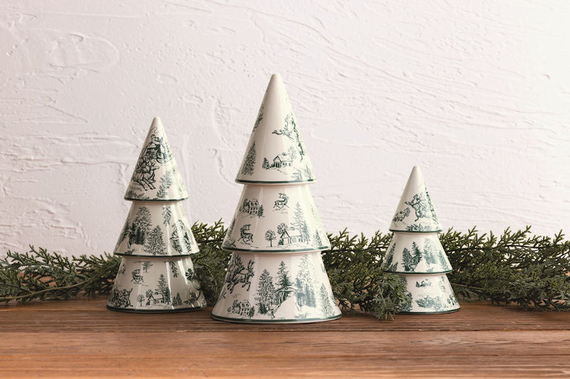 Green Toile Tree Sitter