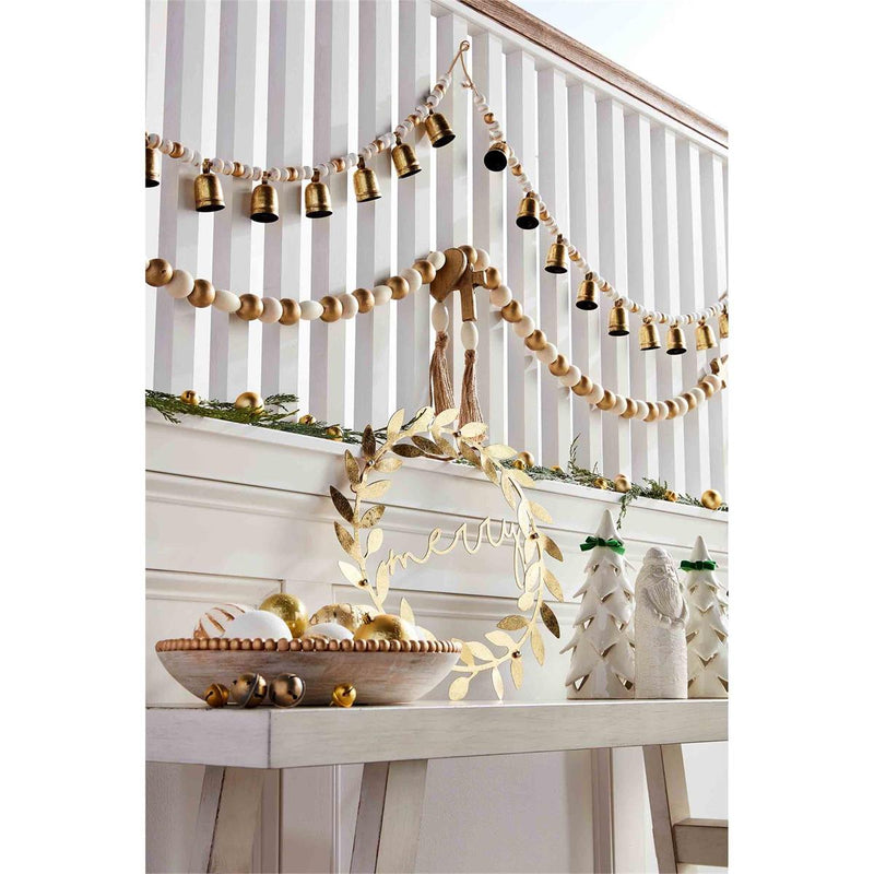Gold Wreath Door Hanger