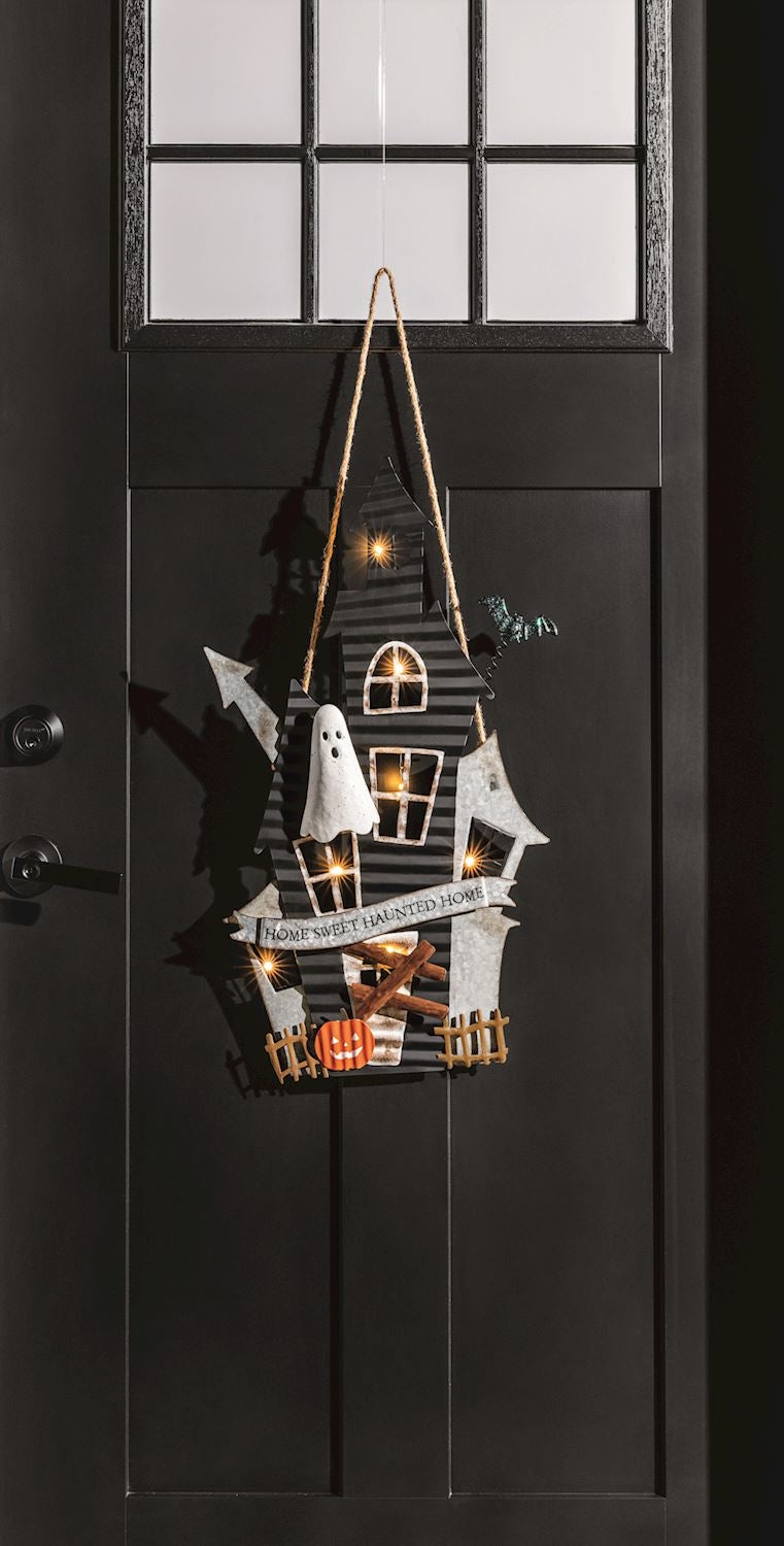 Haunted House Door Hanger