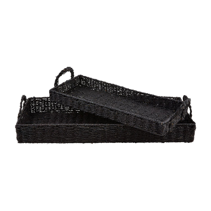 Black Woven Tray