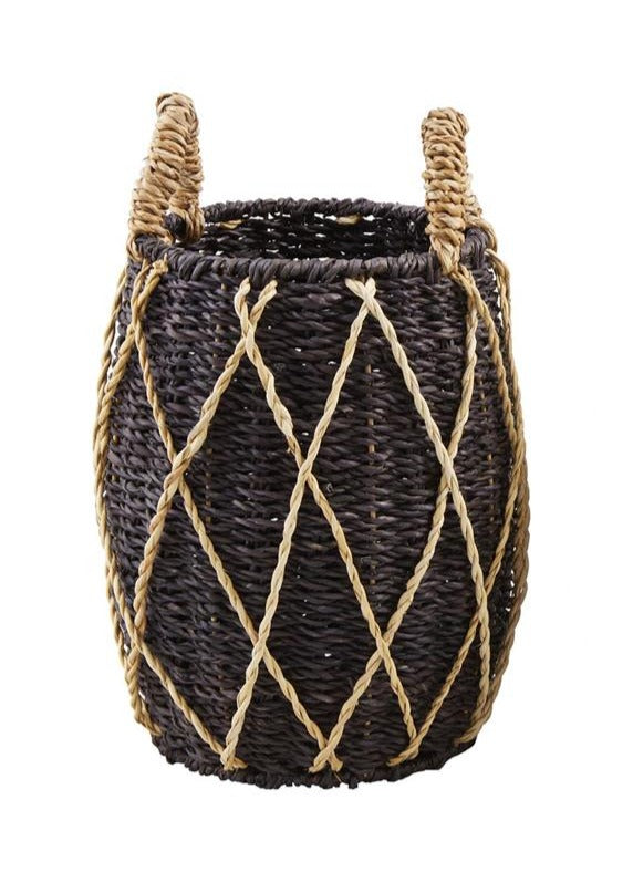 Black Two-Tone Basket