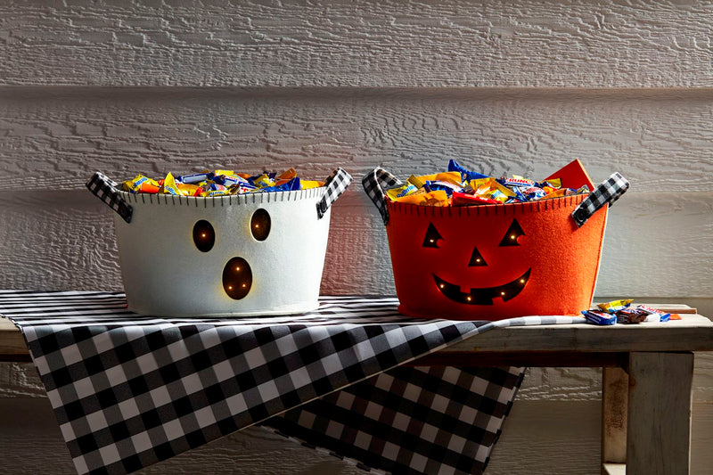 Reversible Felt Halloween Bucket