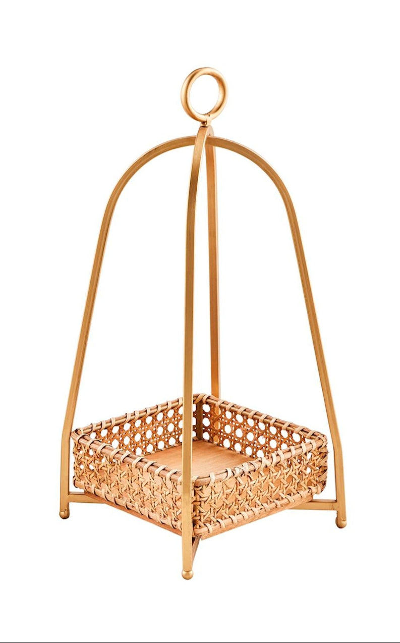 Cane Tray Lantern
