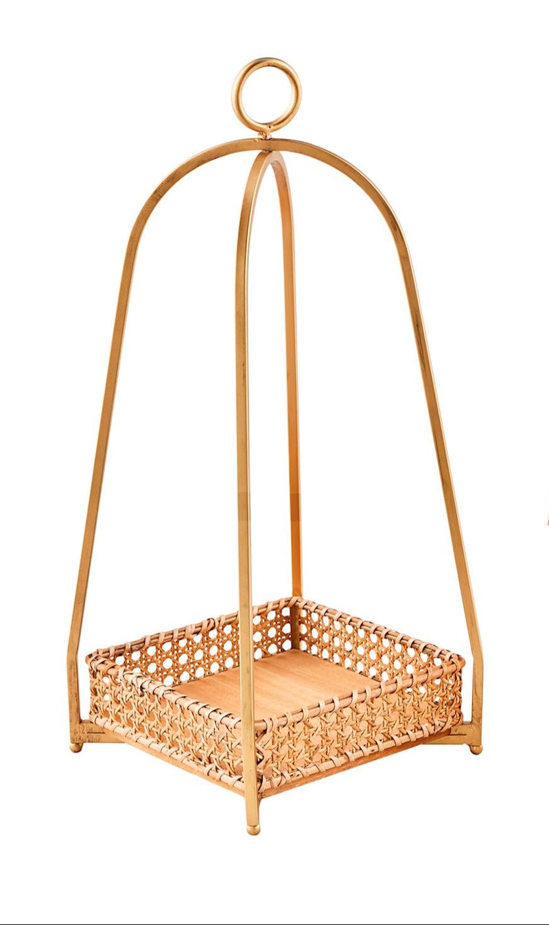 Cane Tray Lantern