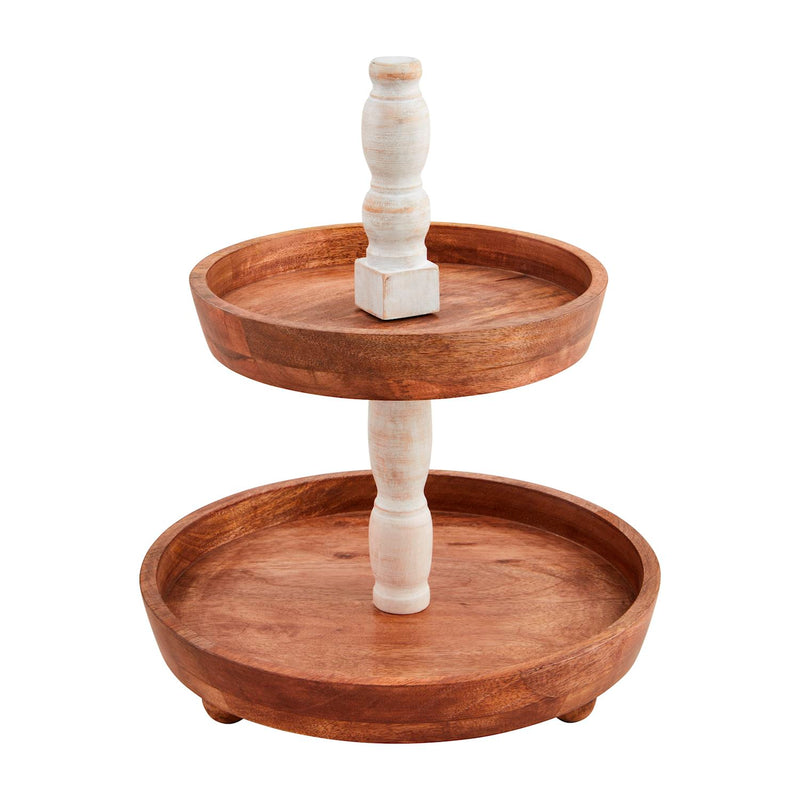Banister Wood Tiered Server